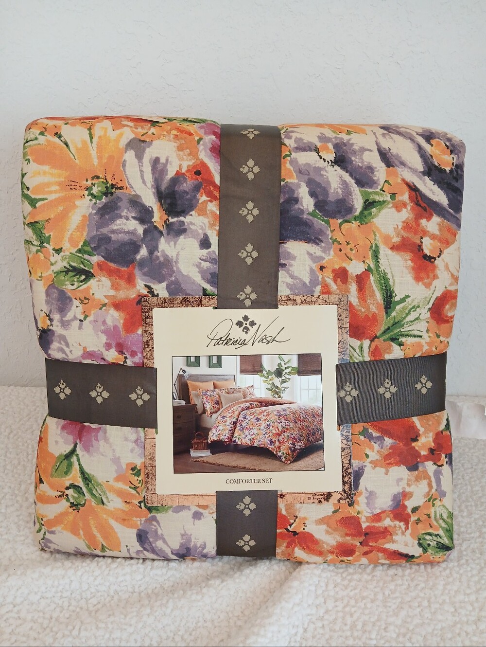 Patricia Nash Comforter Set In Rainforest NWT